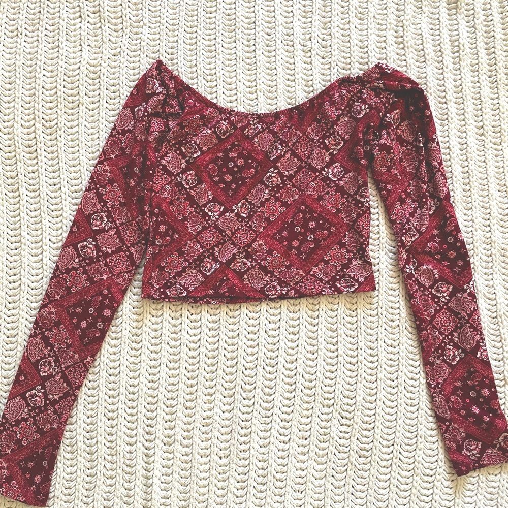 Cute Red Crop Top